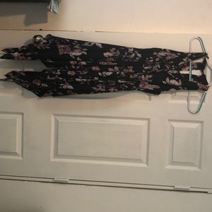 Asymmetrical floral dress